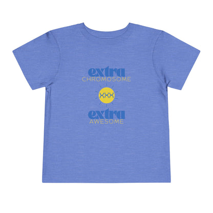 Extra Chromosome Extra Awesome Down Syndrome Acceptance T-Shirt Toddler