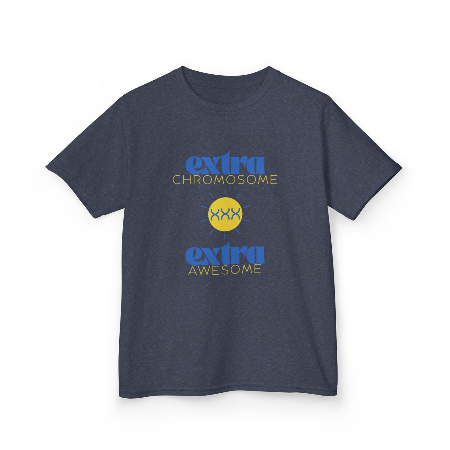 Extra Chromosome Extra Awesome Down Syndrome Acceptance T-Shirt Kids