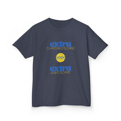 Extra Chromosome Extra Awesome Down Syndrome Acceptance T-Shirt Kids