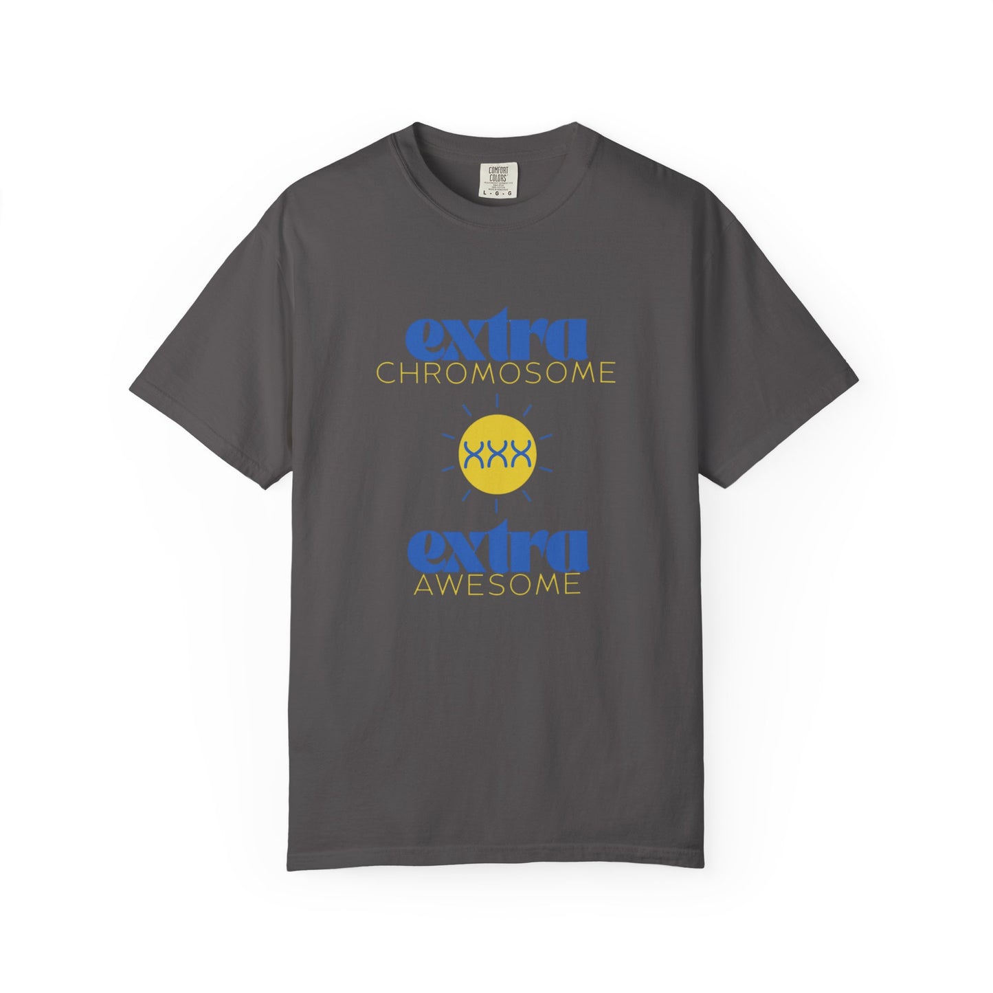 Extra Chromosome Extra Awesome Down Syndrome Acceptance T-Shirt for Adults