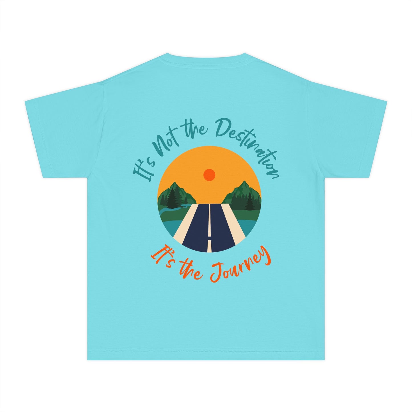 Shine Bright Front/ It's not the destination, it's the journey Back Youth T-Shirt