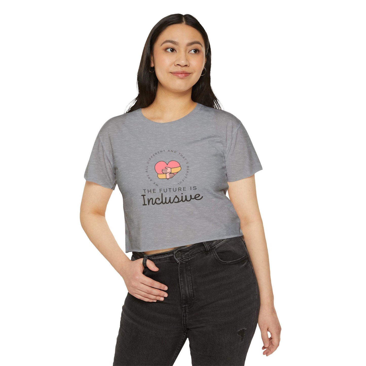 The Future is Inclusive Women's Festival Crop Top