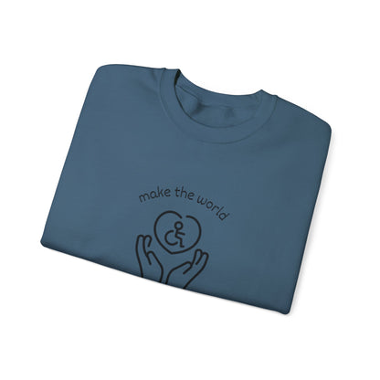 Make The World More Accessible Crewneck Sweatshirt