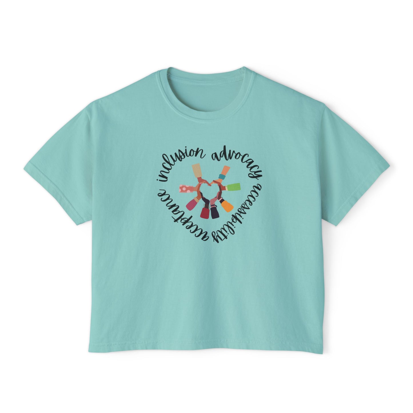Accessibility Advocacy Boxy Tee in Color