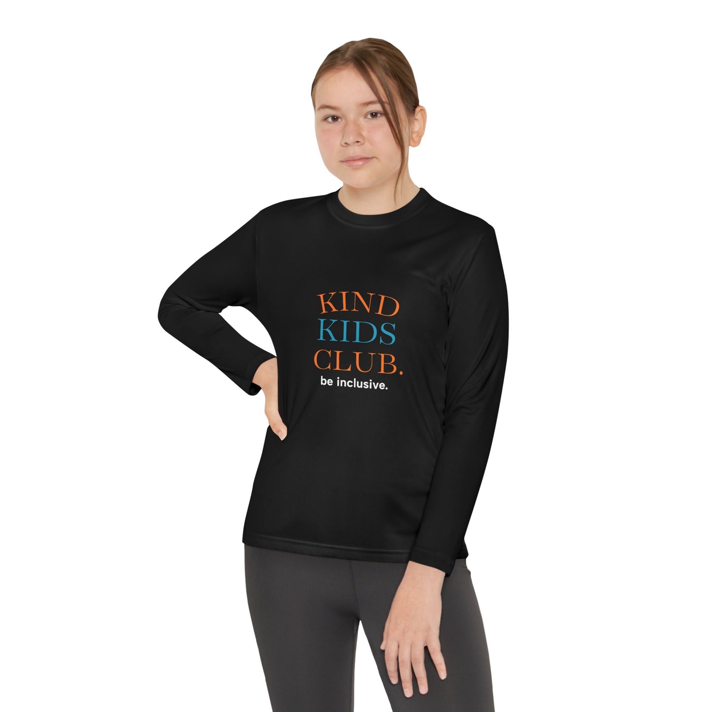 Kind Kids Club Long Sleeve Tee - Be Inclusive Youth Shirt