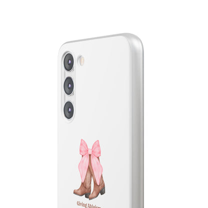 Giving Ableism The Boot Phone Case | Cute cowgirl boot pattern