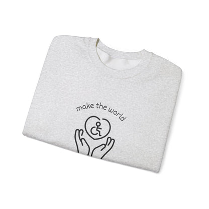 Make The World More Accessible Crewneck Sweatshirt
