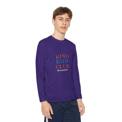 Kind Kids Club Long Sleeve Tee - Be Inclusive Youth Shirt