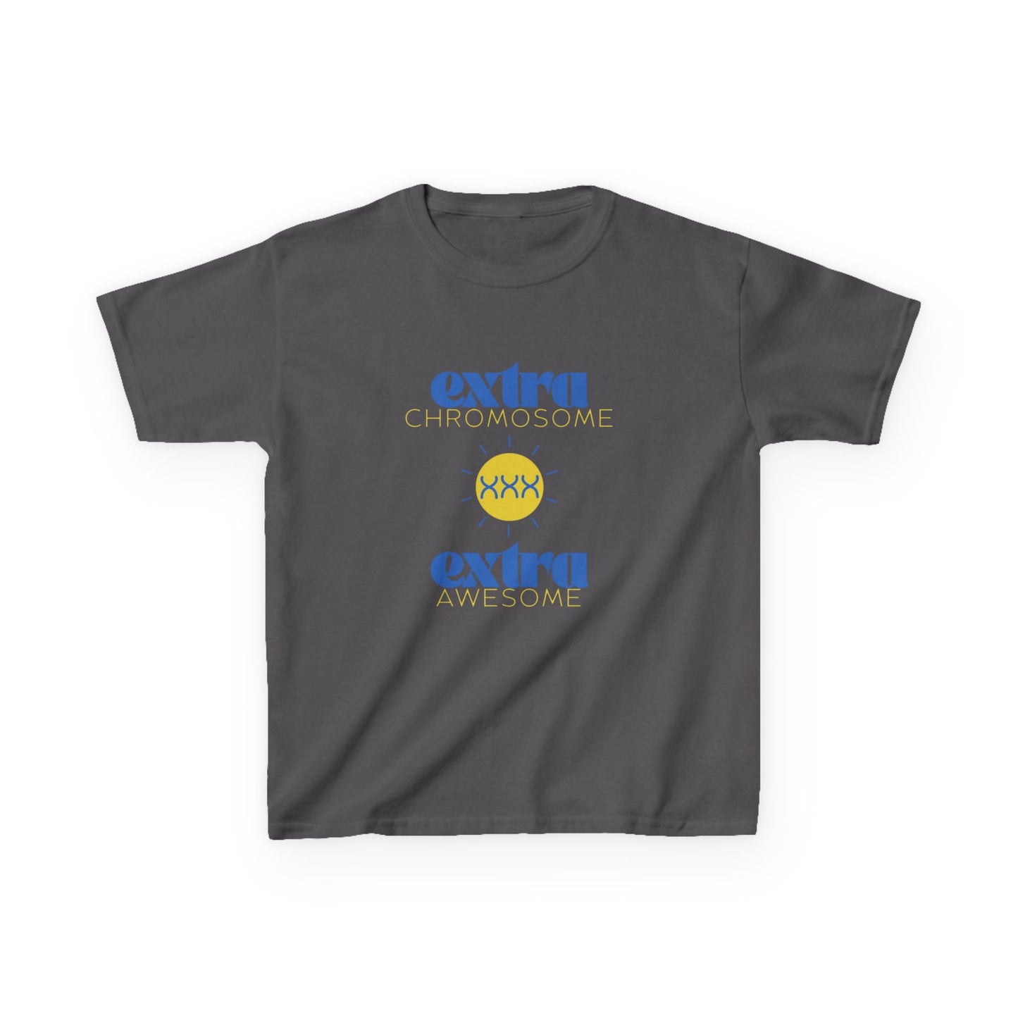 Extra Chromosome Extra Awesome Down Syndrome Acceptance T-Shirt Kids
