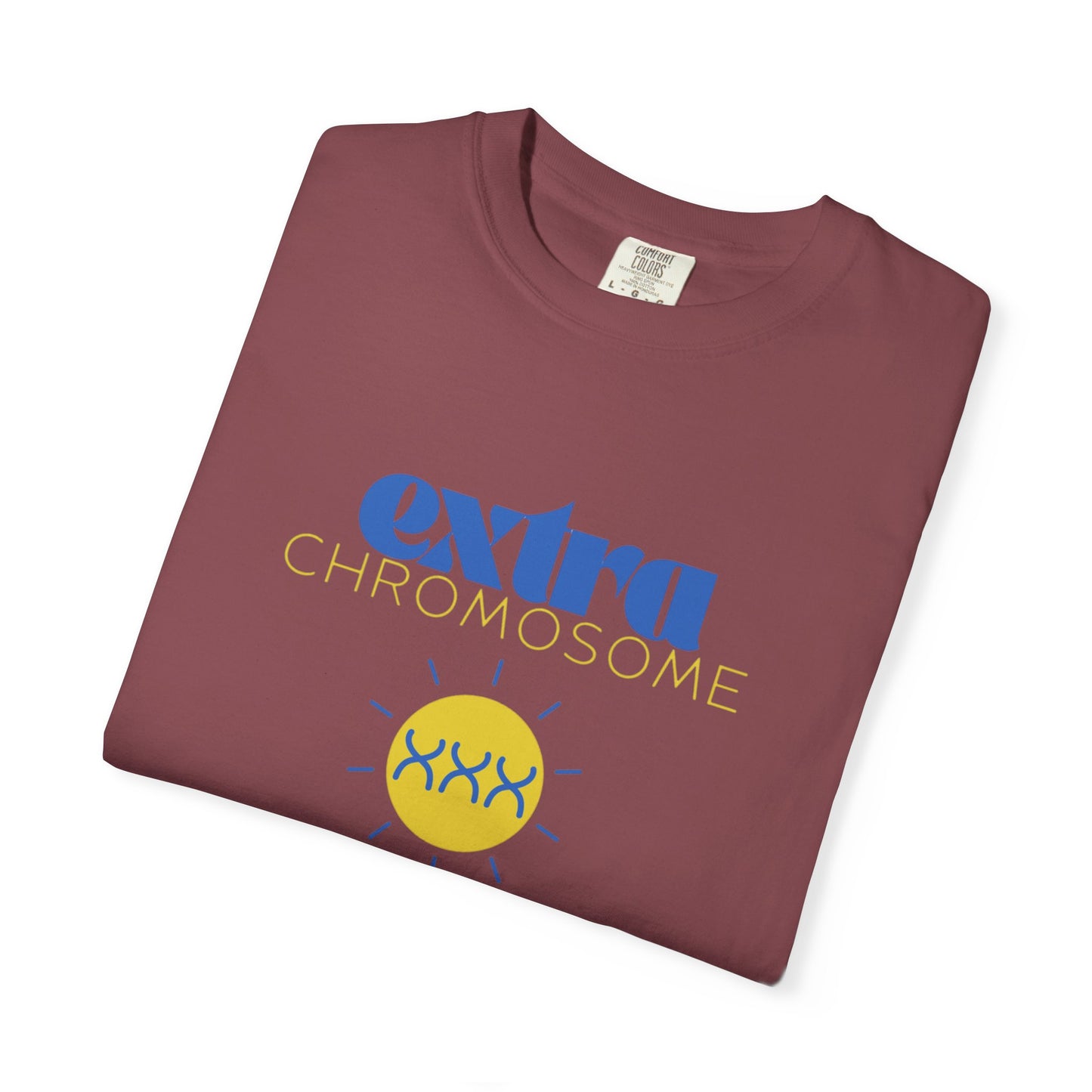 Extra Chromosome Extra Awesome Down Syndrome Acceptance T-Shirt for Adults