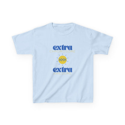 Extra Chromosome Extra Awesome Down Syndrome Acceptance T-Shirt Kids