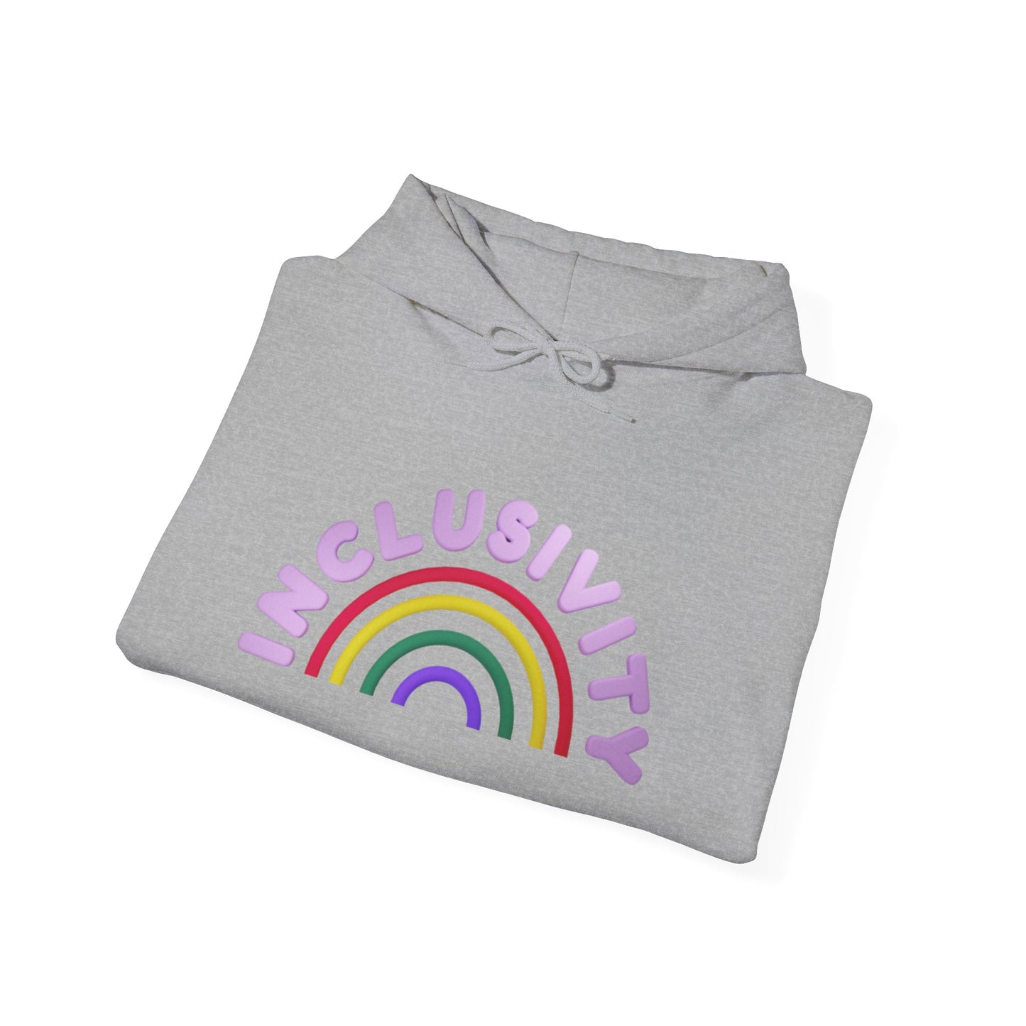 Inclusivity Rainbow Hooded Sweatshirt