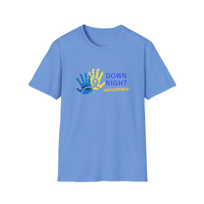 Down Right Awesome Adult Tee | Down Syndrome Awareness & Acceptance Tee