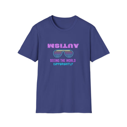 Autism Seeing The World Differently Unisex Softstyle T-Shirt