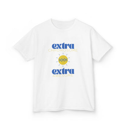 Extra Chromosome Extra Awesome Down Syndrome Acceptance T-Shirt Kids