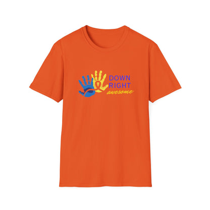 Down Right Awesome Adult Tee | Down Syndrome Awareness & Acceptance Tee