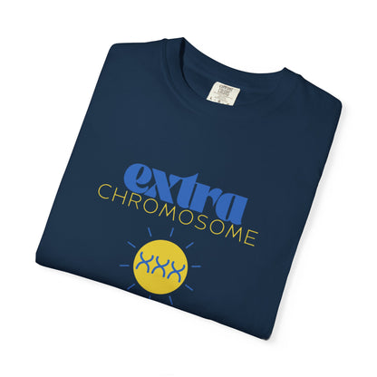 Extra Chromosome Extra Awesome Down Syndrome Acceptance T-Shirt for Adults