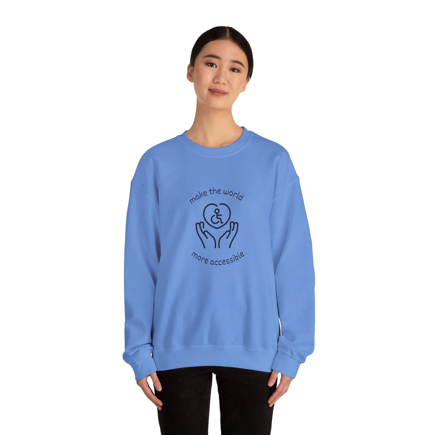 Make The World More Accessible Crewneck Sweatshirt
