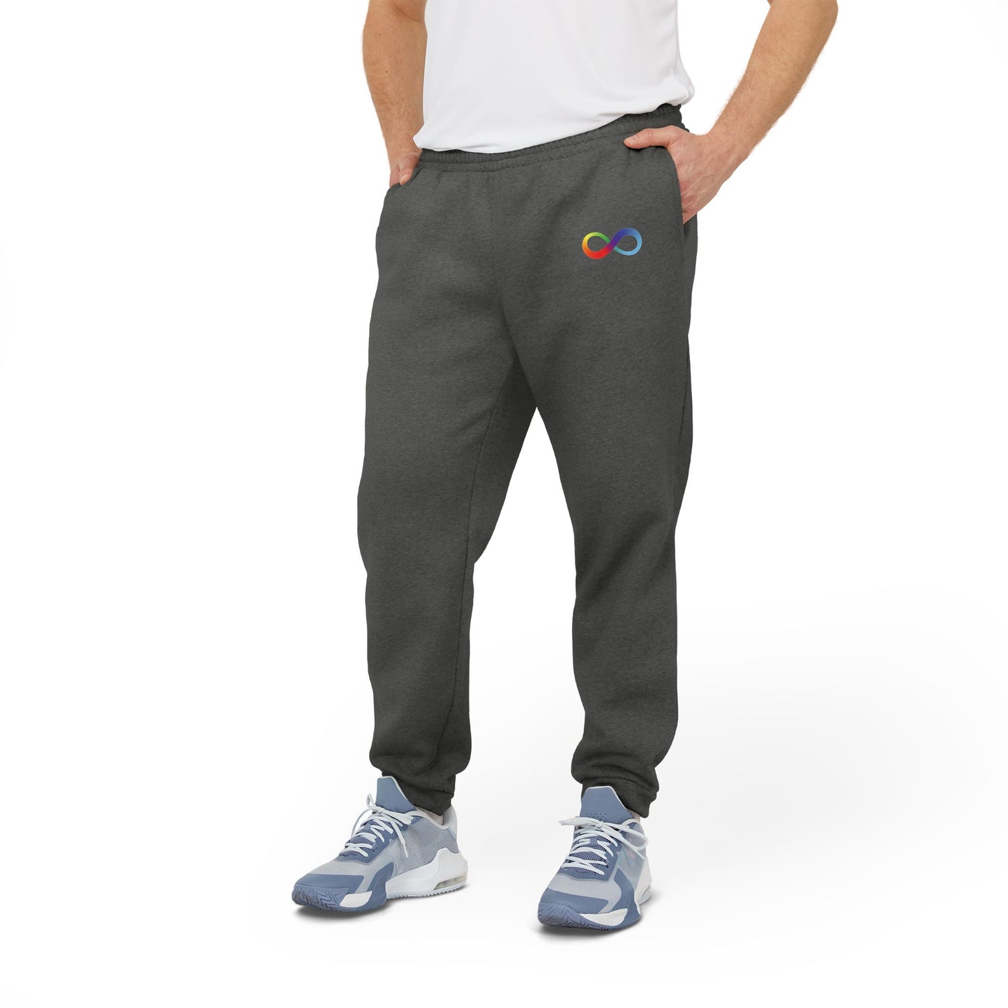Autism Acceptance Infinity Adidas Fleece Joggers