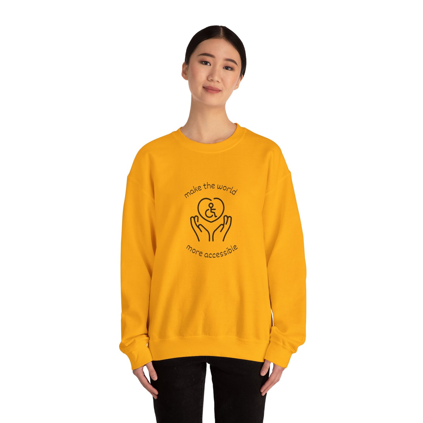 Make The World More Accessible Crewneck Sweatshirt