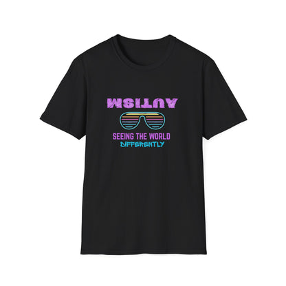 Autism Seeing The World Differently Unisex Softstyle T-Shirt