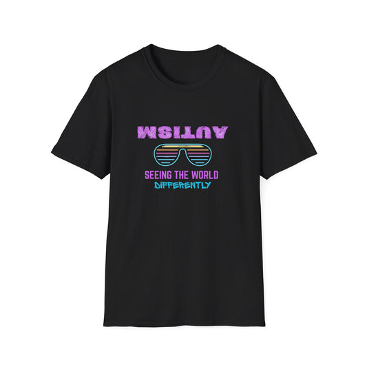 Autism Seeing The World Differently Unisex Softstyle T-Shirt