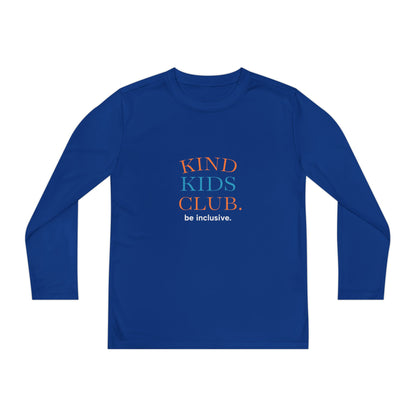 Kind Kids Club Long Sleeve Tee - Be Inclusive Youth Shirt