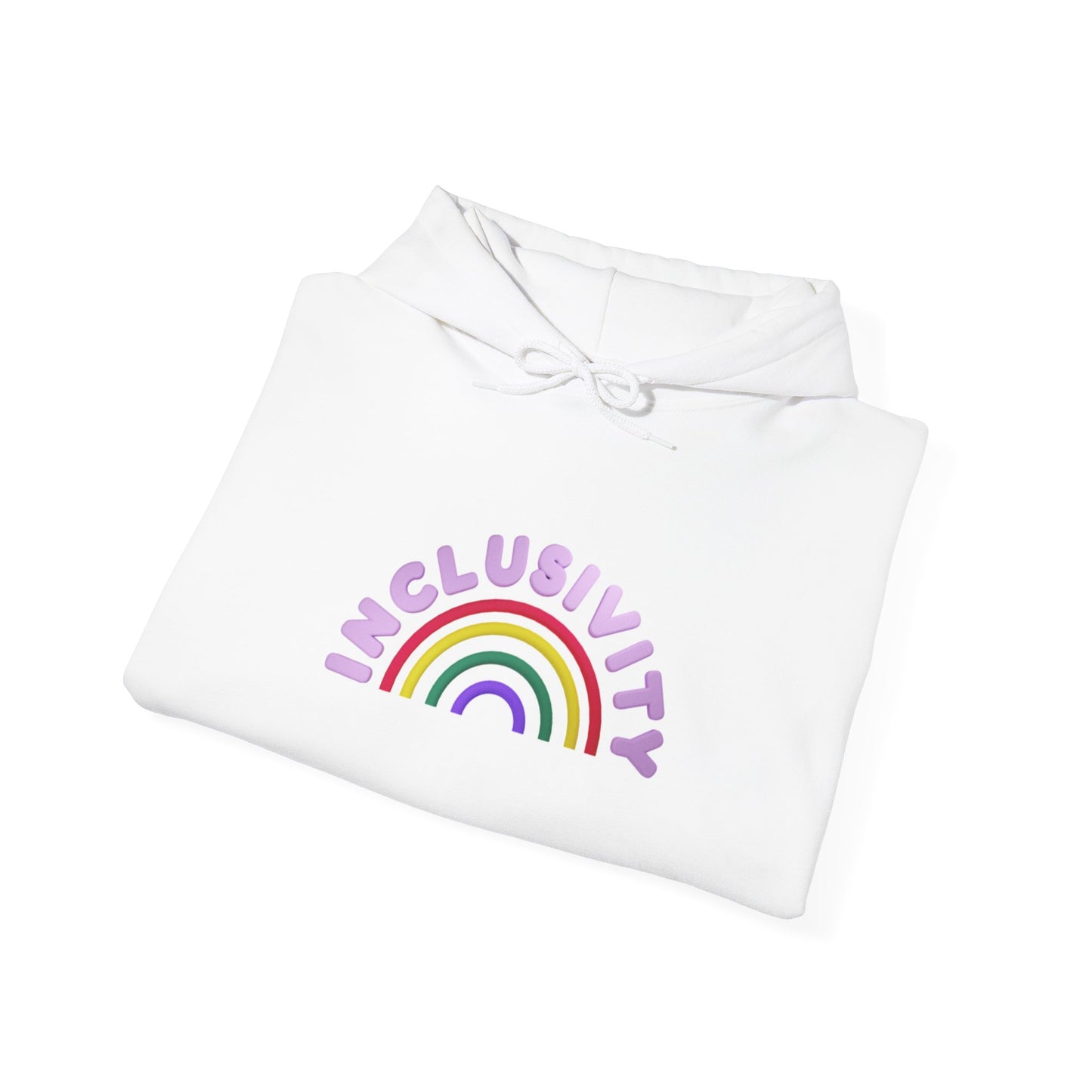 Inclusivity Rainbow Hooded Sweatshirt