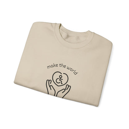 Make The World More Accessible Crewneck Sweatshirt