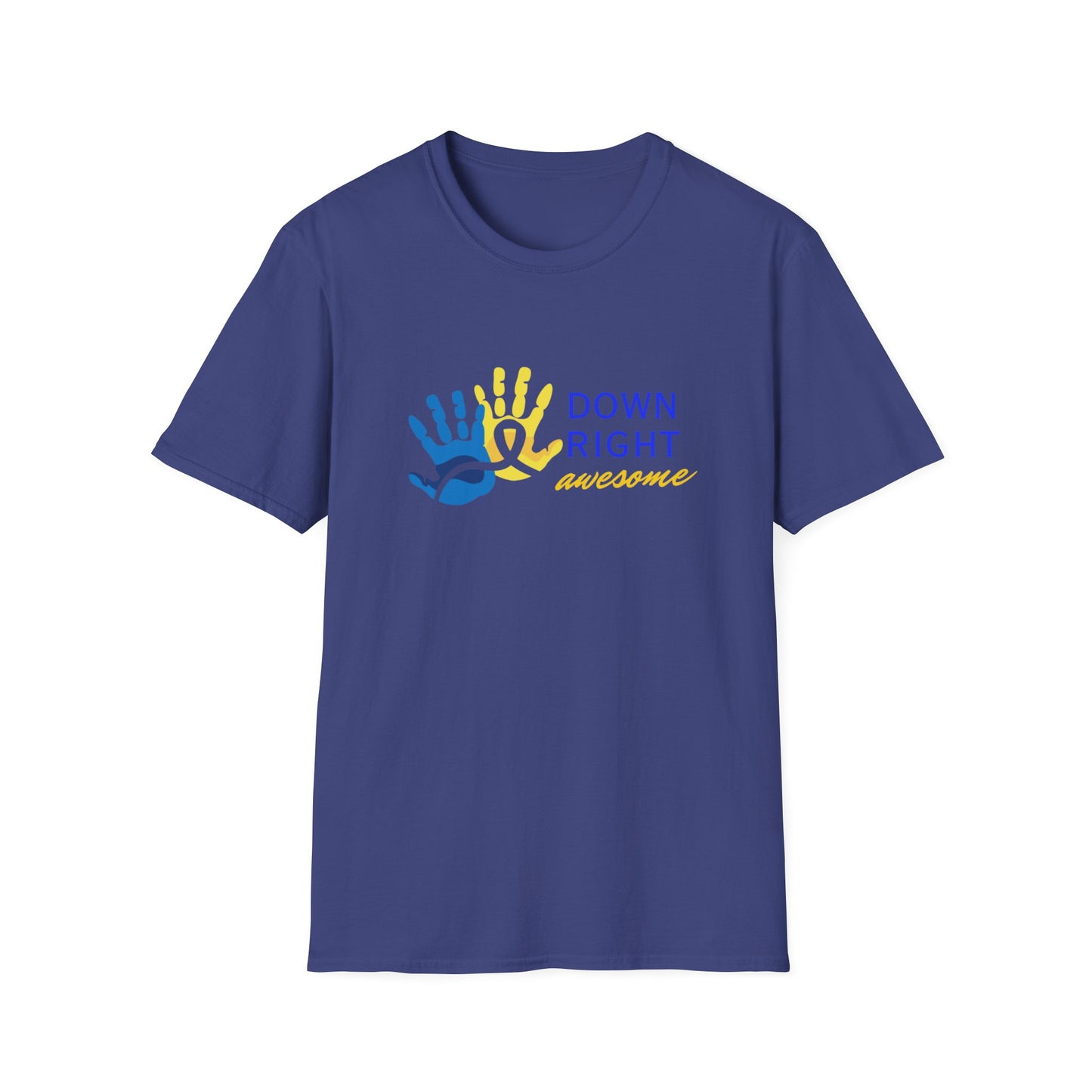 Down Right Awesome Adult Tee | Down Syndrome Awareness & Acceptance Tee