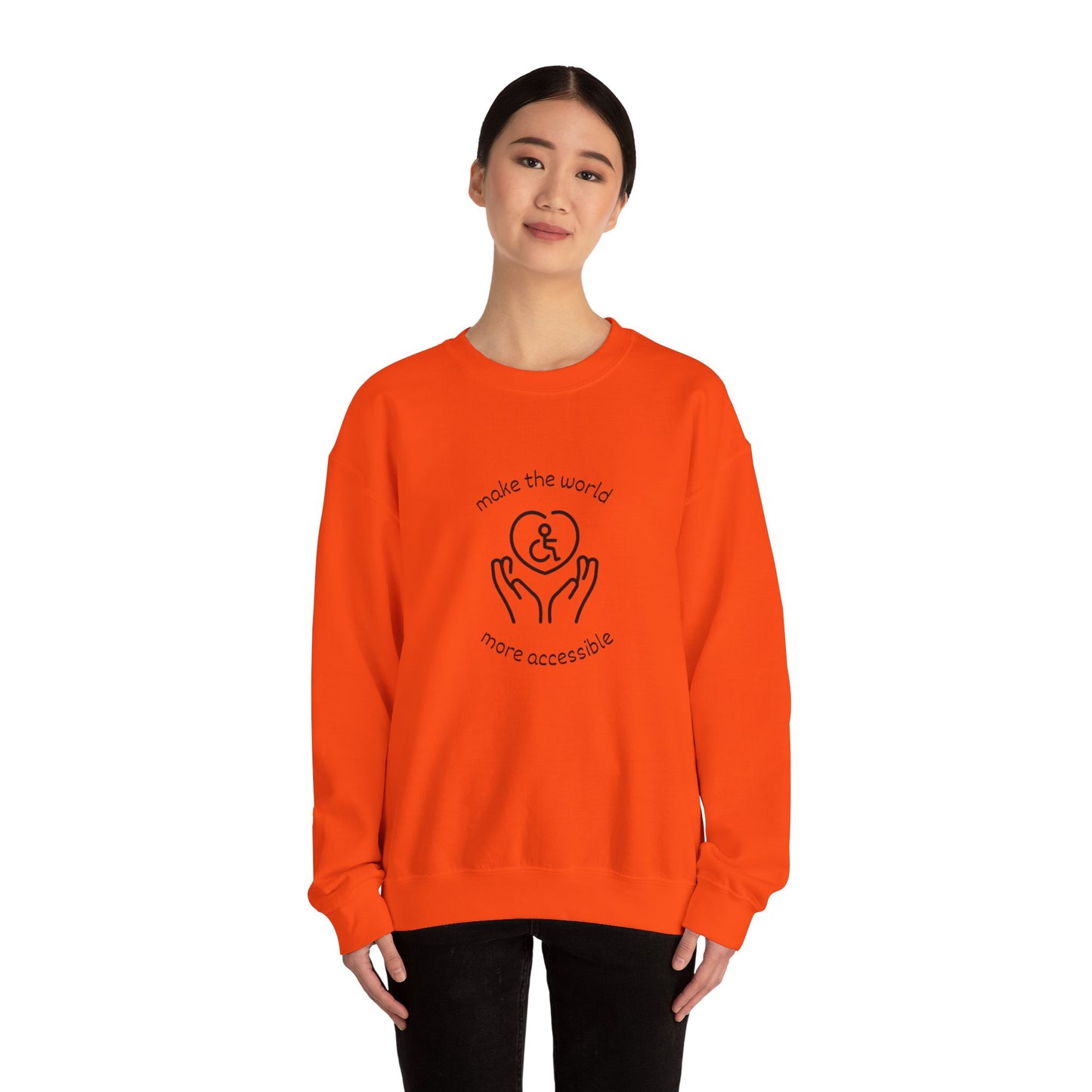 Make The World More Accessible Crewneck Sweatshirt