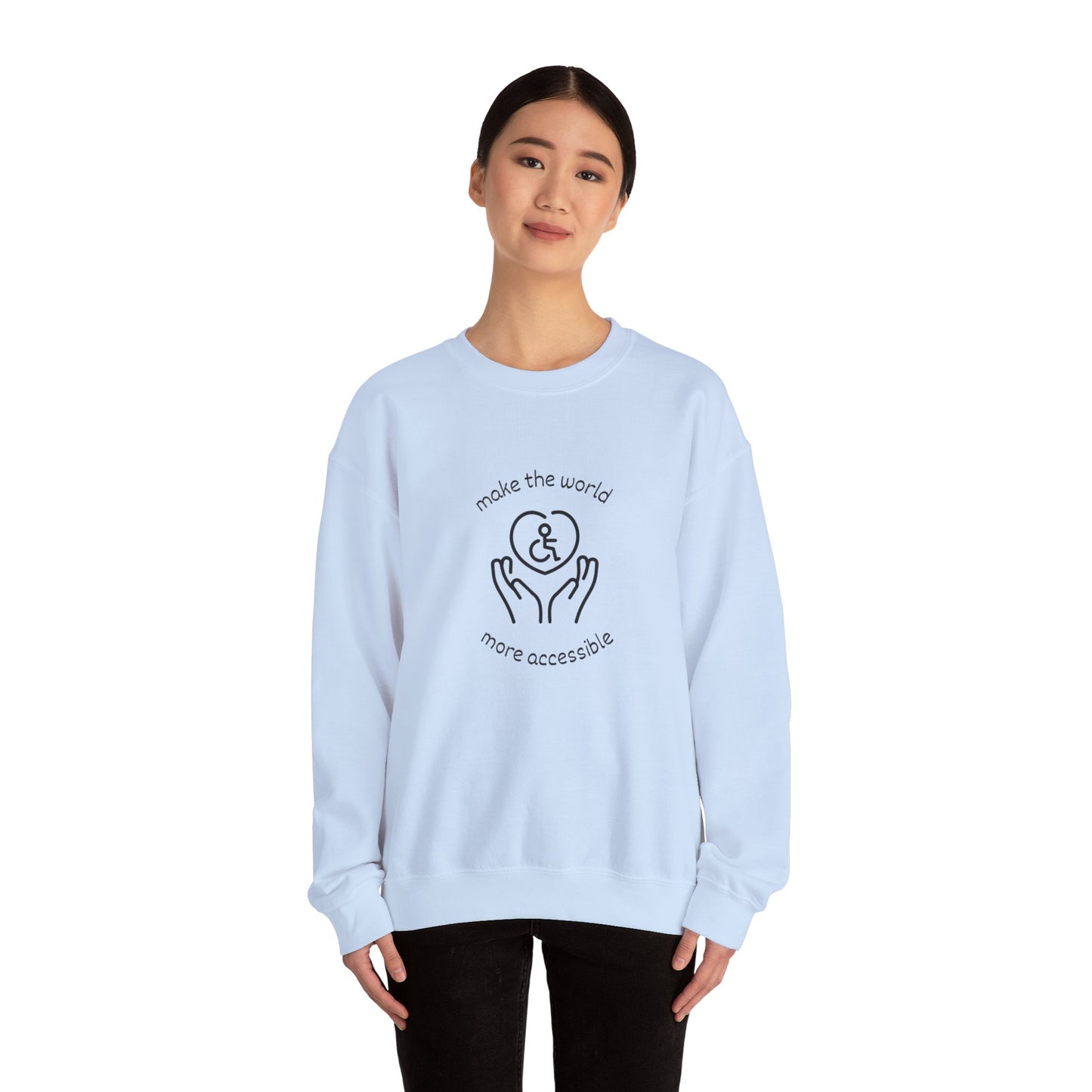 Make The World More Accessible Crewneck Sweatshirt