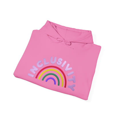 Inclusivity Rainbow Hooded Sweatshirt