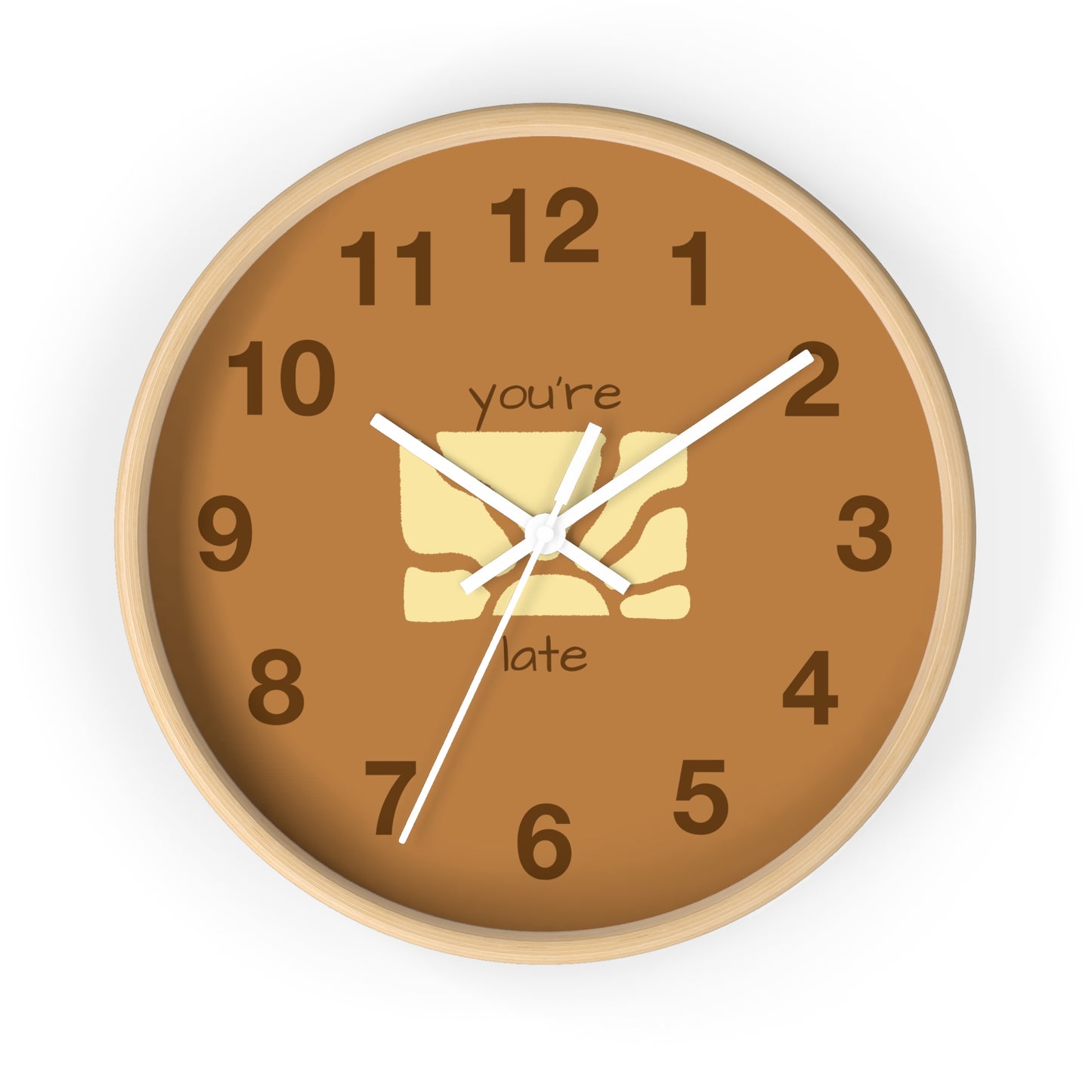 You're Late Wall Clock | Funn ADHD Acceptance