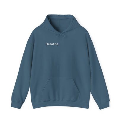 Breathe. (Front) This is Your Reminder to Unclench Your Jaw. (Back) Hoodie