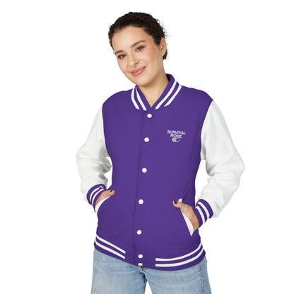 Survival Mode Unisex Heavyweight Letterman Jacket