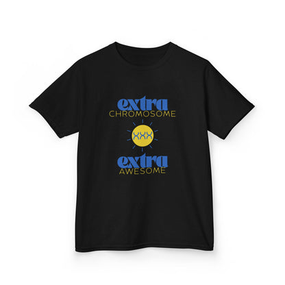 Extra Chromosome Extra Awesome Down Syndrome Acceptance T-Shirt Kids