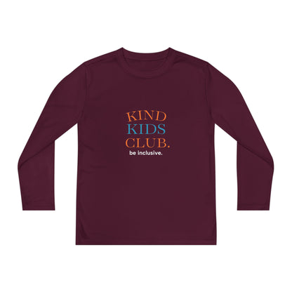 Kind Kids Club Long Sleeve Tee - Be Inclusive Youth Shirt