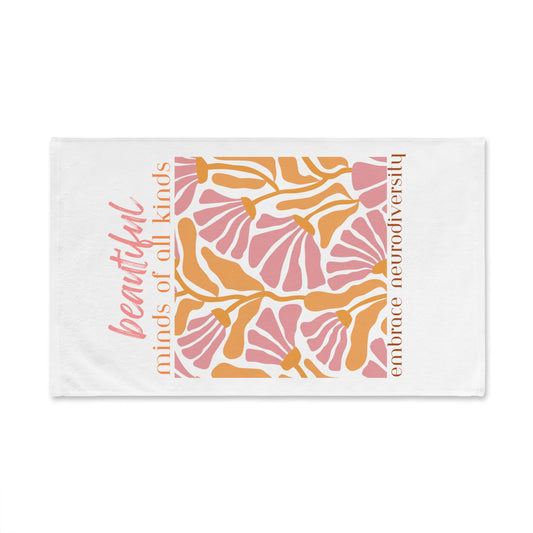 Beautiful Minds Of All Kinds/ Embrace Neurodiversity Hand Towel