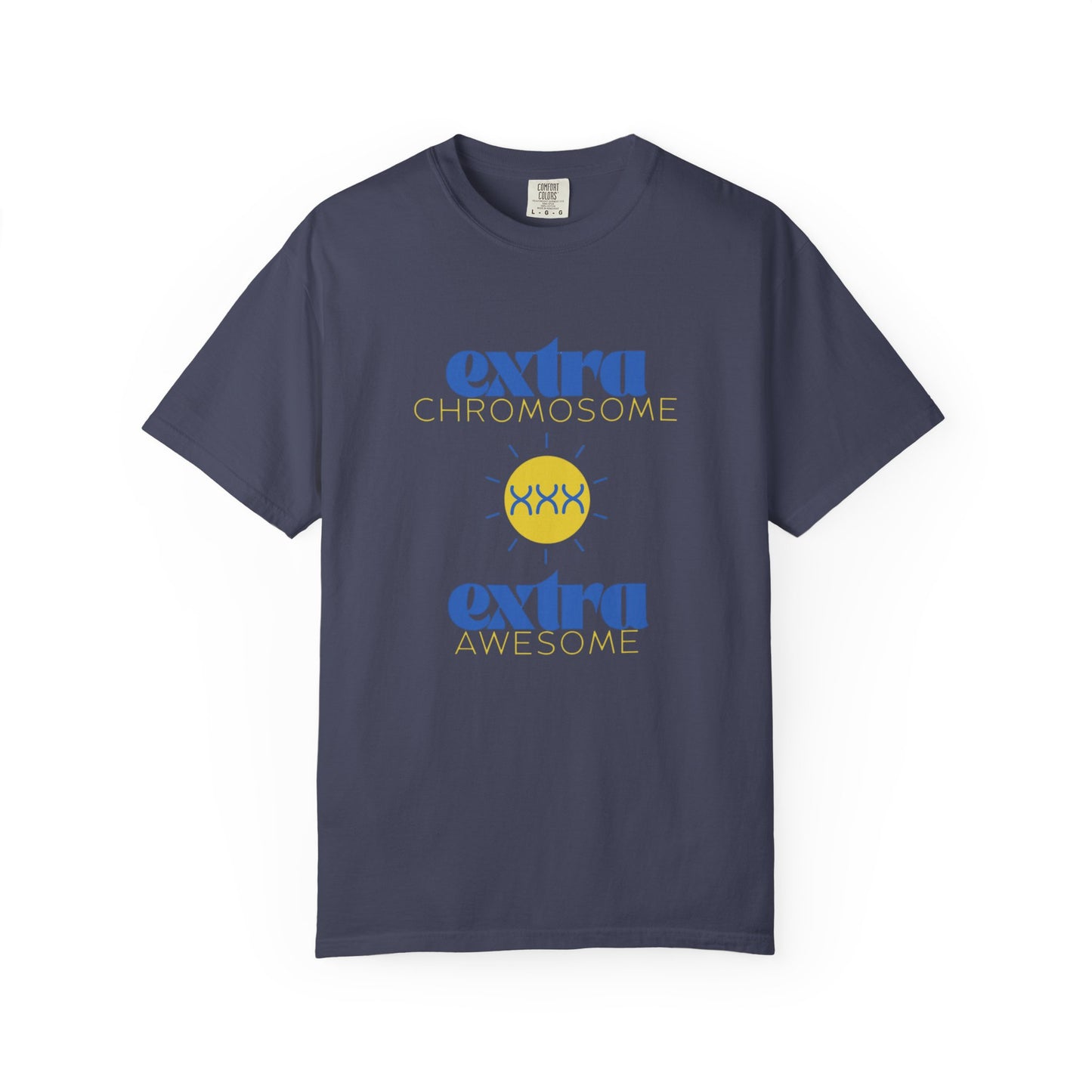 Extra Chromosome Extra Awesome Down Syndrome Acceptance T-Shirt for Adults