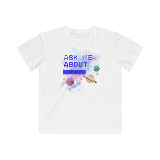 Ask Me About Space Kid's Tee