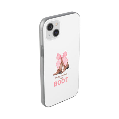 Giving Ableism The Boot Phone Case | Cute cowgirl boot pattern