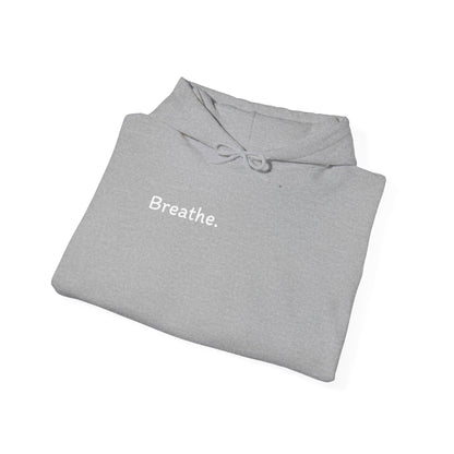 Breathe. (Front) This is Your Reminder to Unclench Your Jaw. (Back) Hoodie