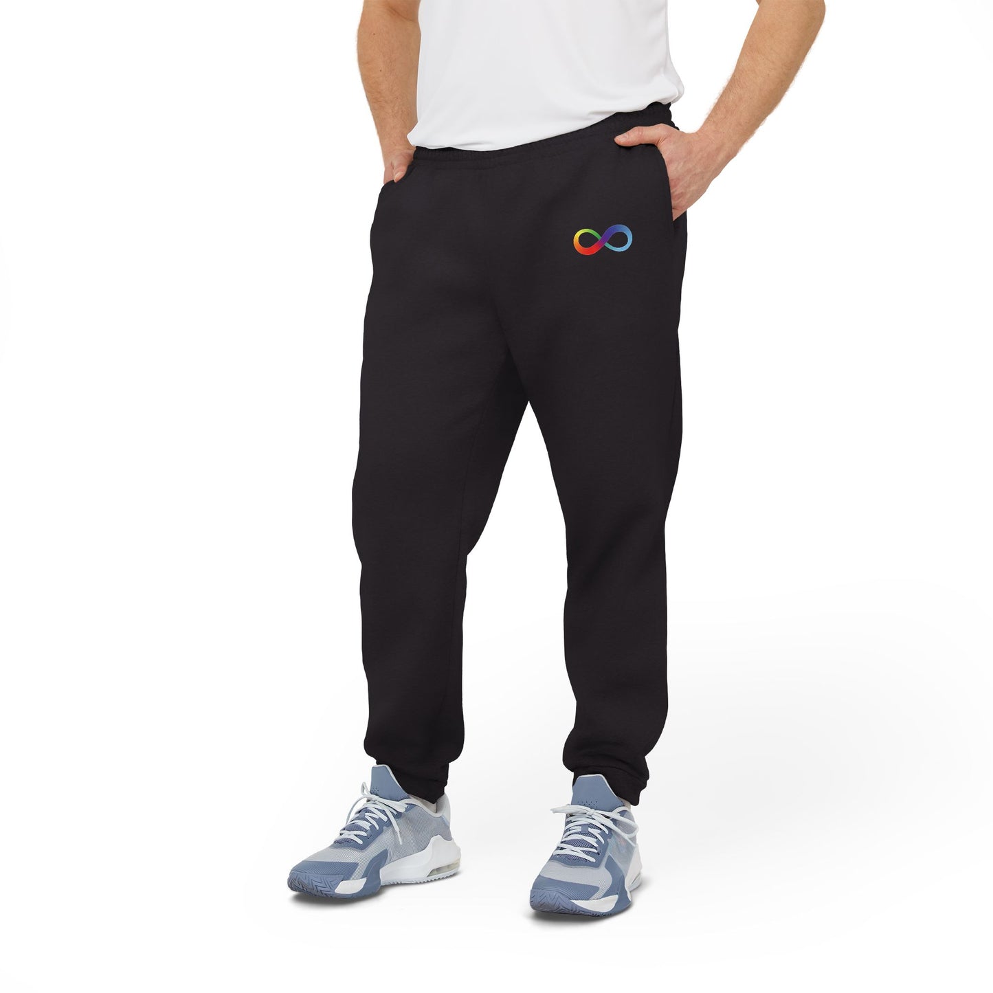 Autism Acceptance Infinity Adidas Fleece Joggers