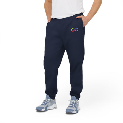 Autism Acceptance Infinity Adidas Fleece Joggers