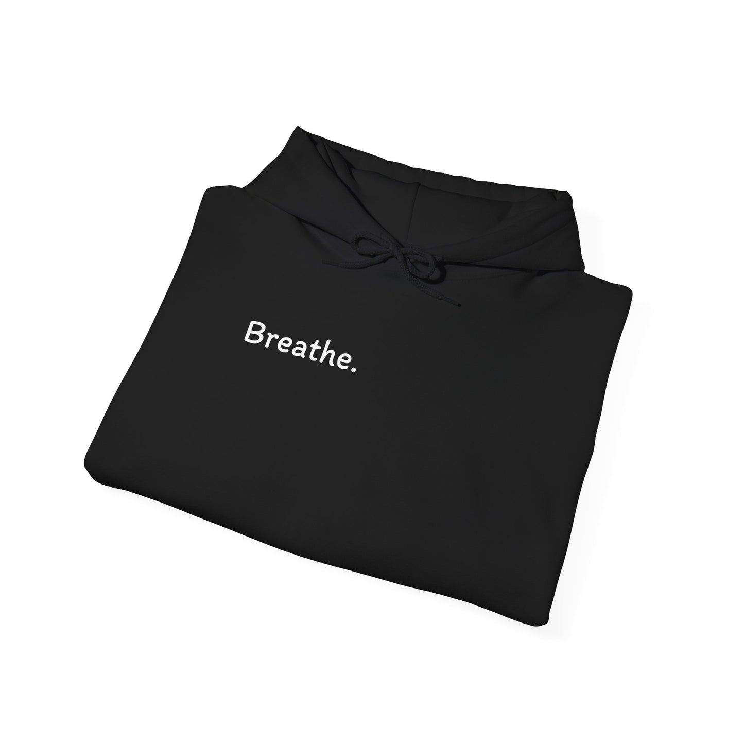 Breathe. (Front) This is Your Reminder to Unclench Your Jaw. (Back) Hoodie