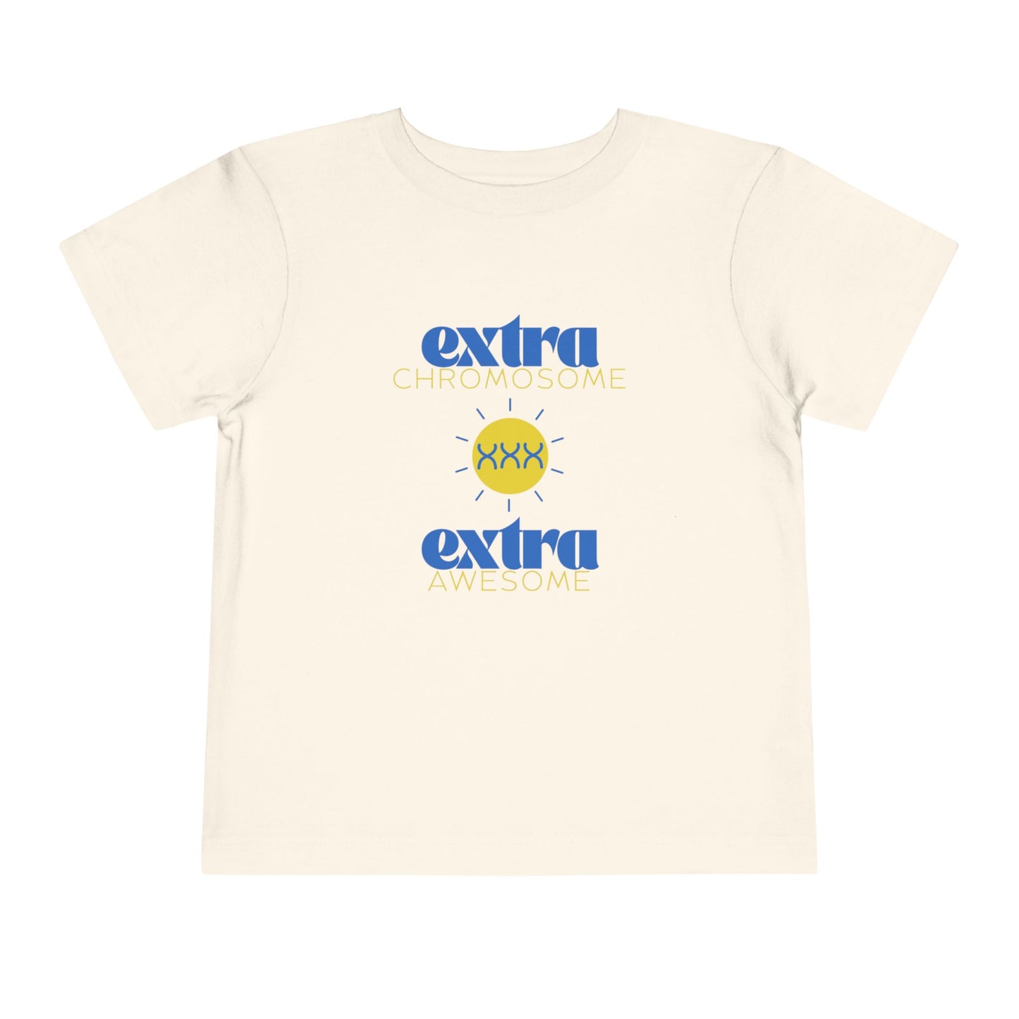 Extra Chromosome Extra Awesome Down Syndrome Acceptance T-Shirt Toddler
