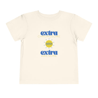 Extra Chromosome Extra Awesome Down Syndrome Acceptance T-Shirt Toddler