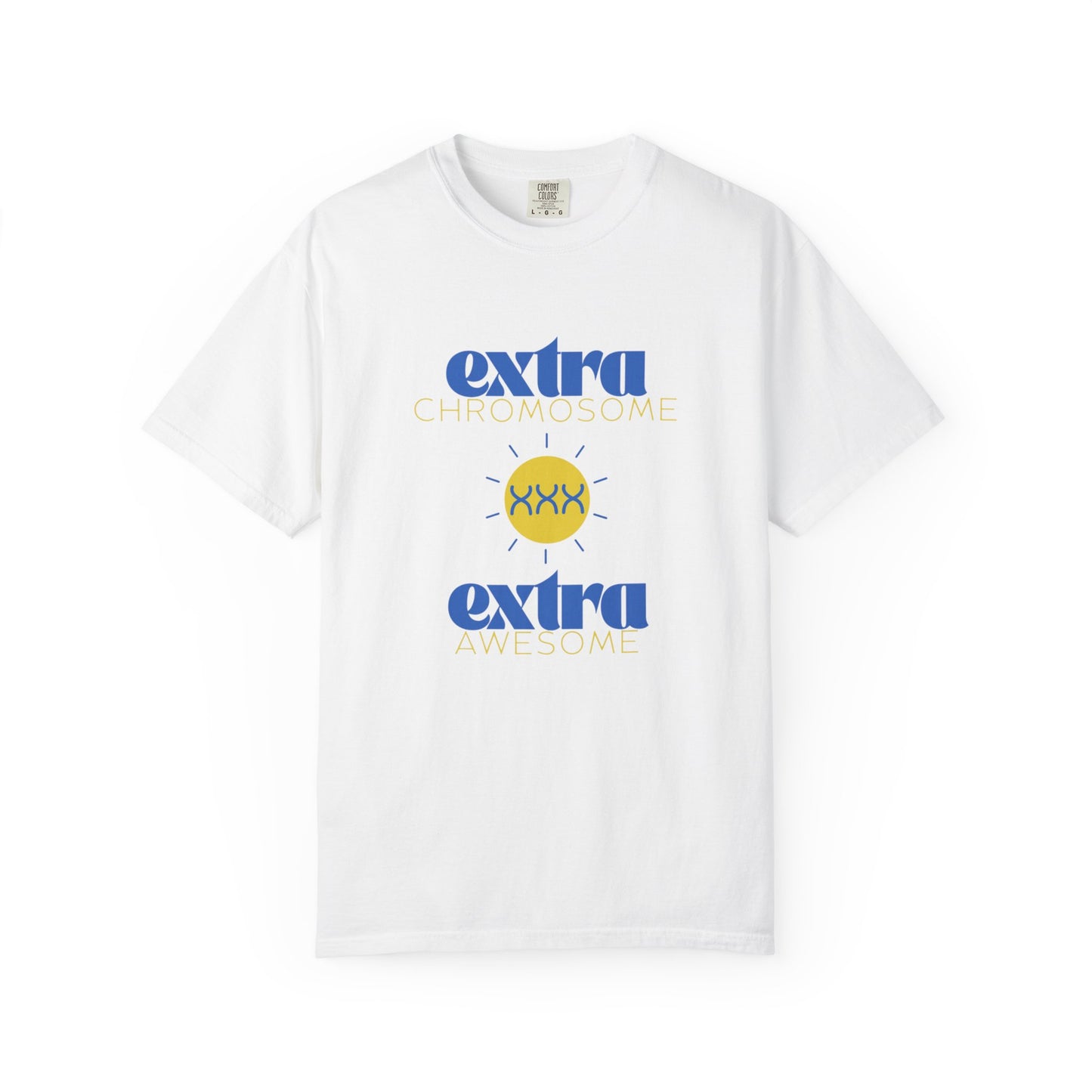 Extra Chromosome Extra Awesome Down Syndrome Acceptance T-Shirt for Adults