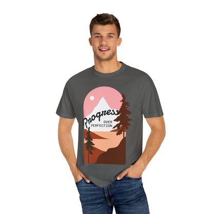 Progress Over Perfection Adult Unisex T-shirt